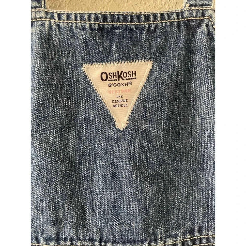 vinatge Girls 4t Oshkosh denim skirtall Overall‎ Dress